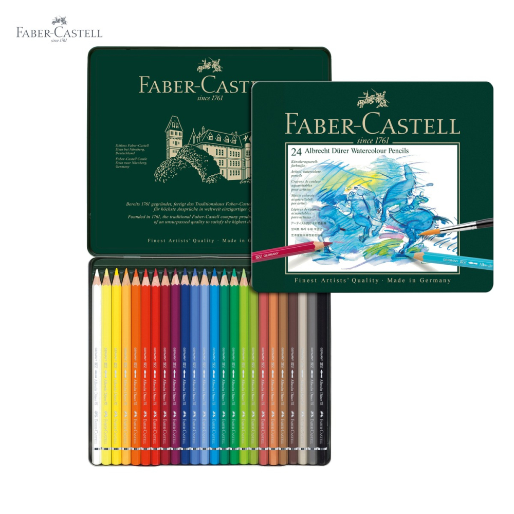 Creioane colorate acuarela Faber-Castell Albrecht Durer, 24 culori, pentru artisti profesionisti [5]