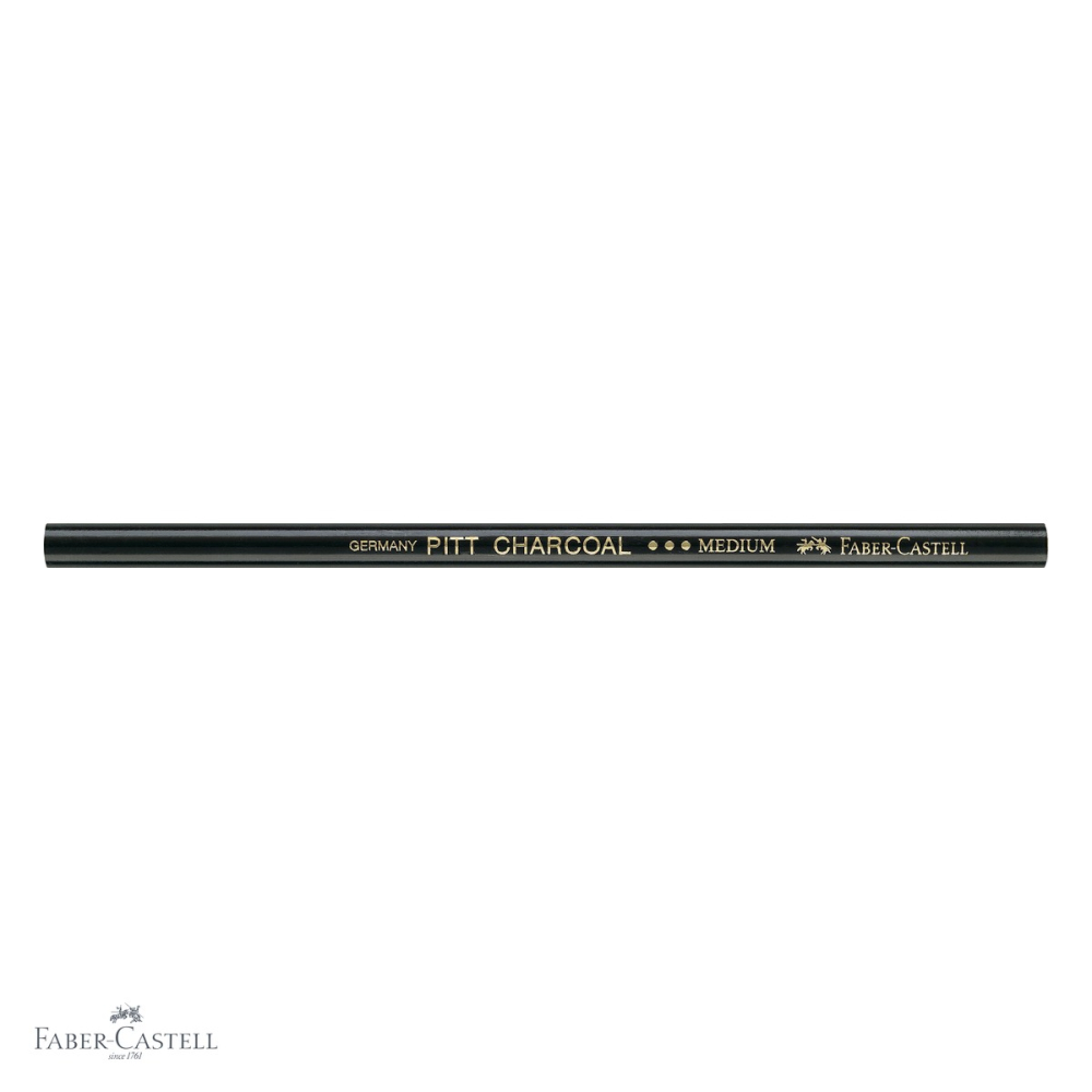 Creion carbune natural Faber-Castell Pitt Monochrome, grad mediu, pentru desen artistic [4]