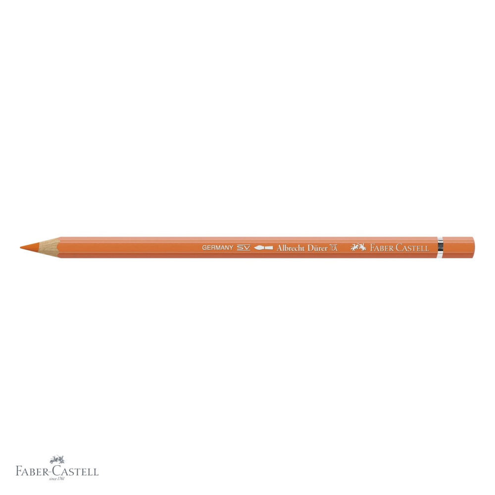 Creion colorat acuarela Faber-Castell Albrecht Durer 113 portocaliu, mina 3.8mm, pentru artisti [4]
