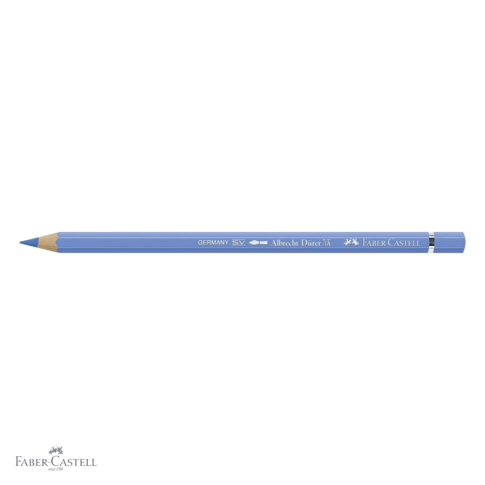 Creion colorat acuarela Faber-Castell Albrecht Durer 140 albastru ultramarin deschis, solubil in apa, pentru artisti [4]