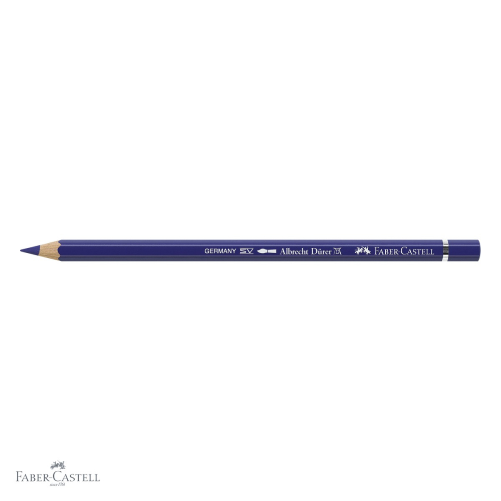 Creion colorat acuarela Faber-Castell Albrecht Durer 141 albastru mov, mina 3.8mm, pentru artisti [4]
