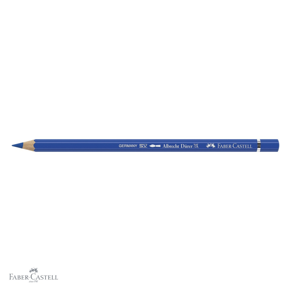 Creion colorat acuarela Faber-Castell Albrecht Durer 144 albastru cobalt-verzui, mina 3.8mm, pentru artisti [4]