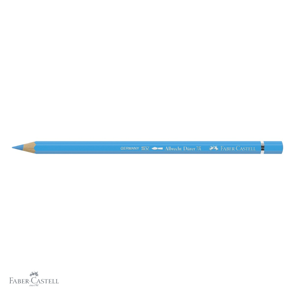 Creion colorat acuarela Faber-Castell Albrecht Durer 145 turcoaz albastrui, mina 3.8mm, pentru artisti [4]