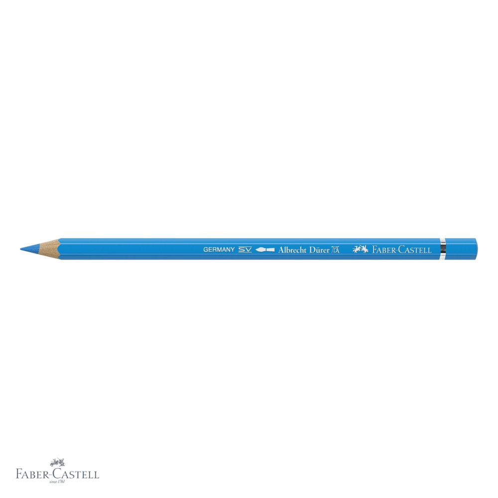 Creion colorat acuarela Faber-Castell Albrecht Durer 152 albastru mediu, mina 3.8mm, pentru artisti [4]