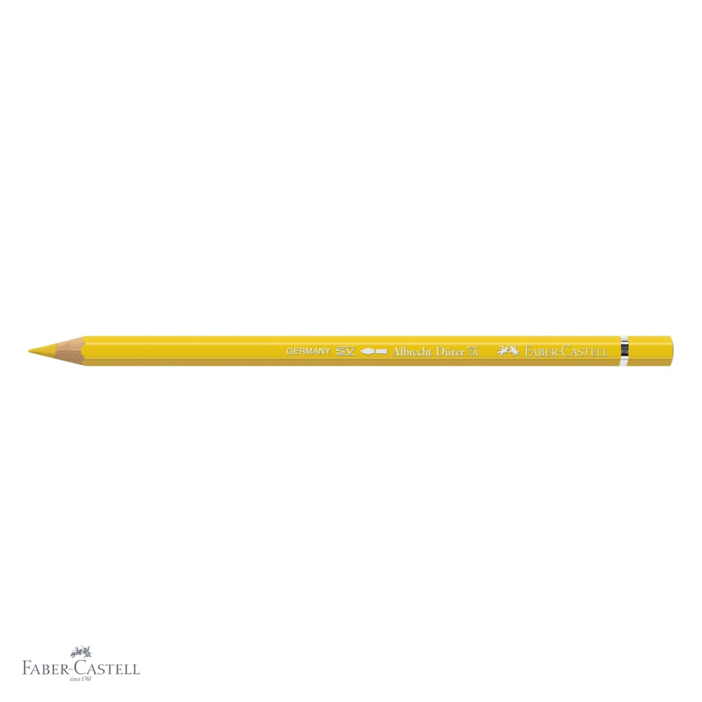 Creion colorat acuarela Faber-Castell Albrecht Durer galben Napoli 185, mina 3.8mm, pentru artisti [4]