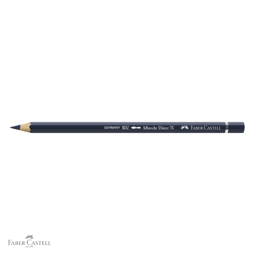 Creion colorat acuarela Faber-Castell Albrecht Durer, indigo inchis 157, mina 3.8mm, pentru artisti [4]