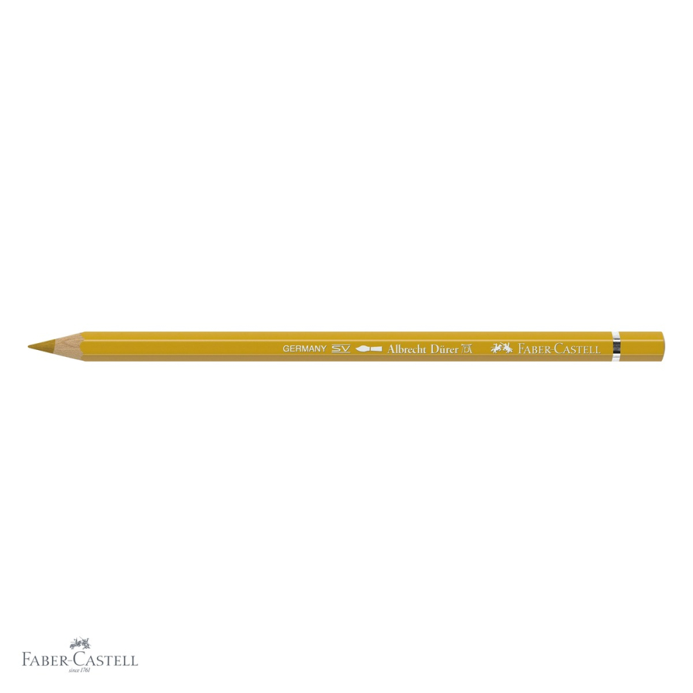 Creion colorat acuarela Faber-Castell Albrecht Durer ocru deschis 183, mina 3.8mm, pentru artisti [4]