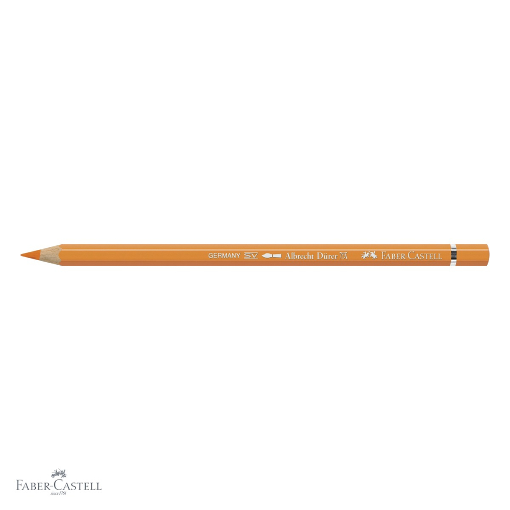 Creion colorat acuarela Faber-Castell Albrecht Durer oranj cadmium 111, mina 3.8mm, pentru artisti [4]