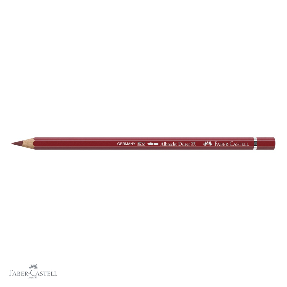 Creion colorat acuarela Faber-Castell Albrecht Durer rosu cadmium mediu 217, mina 3.8mm, pentru artisti [4]