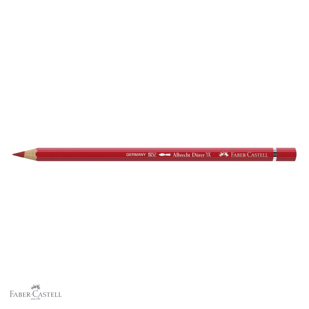 Creion colorat acuarela Faber-Castell Albrecht Durer rosu deschis 121, mina 3.8mm, pentru artisti [4]