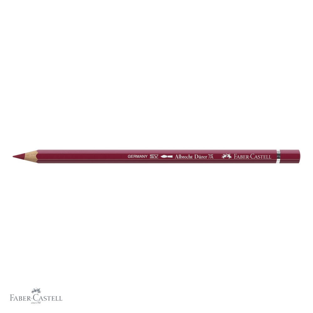 Creion colorat acuarela Faber-Castell Albrecht Durer rosu inchis 225, mina 3.8mm, pentru artisti [4]