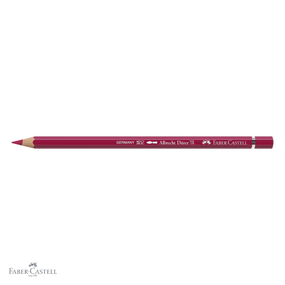 Creion colorat acuarela Faber-Castell Albrecht Durer roz caramiziu 127, mina 3.8mm, pentru artisti [4]
