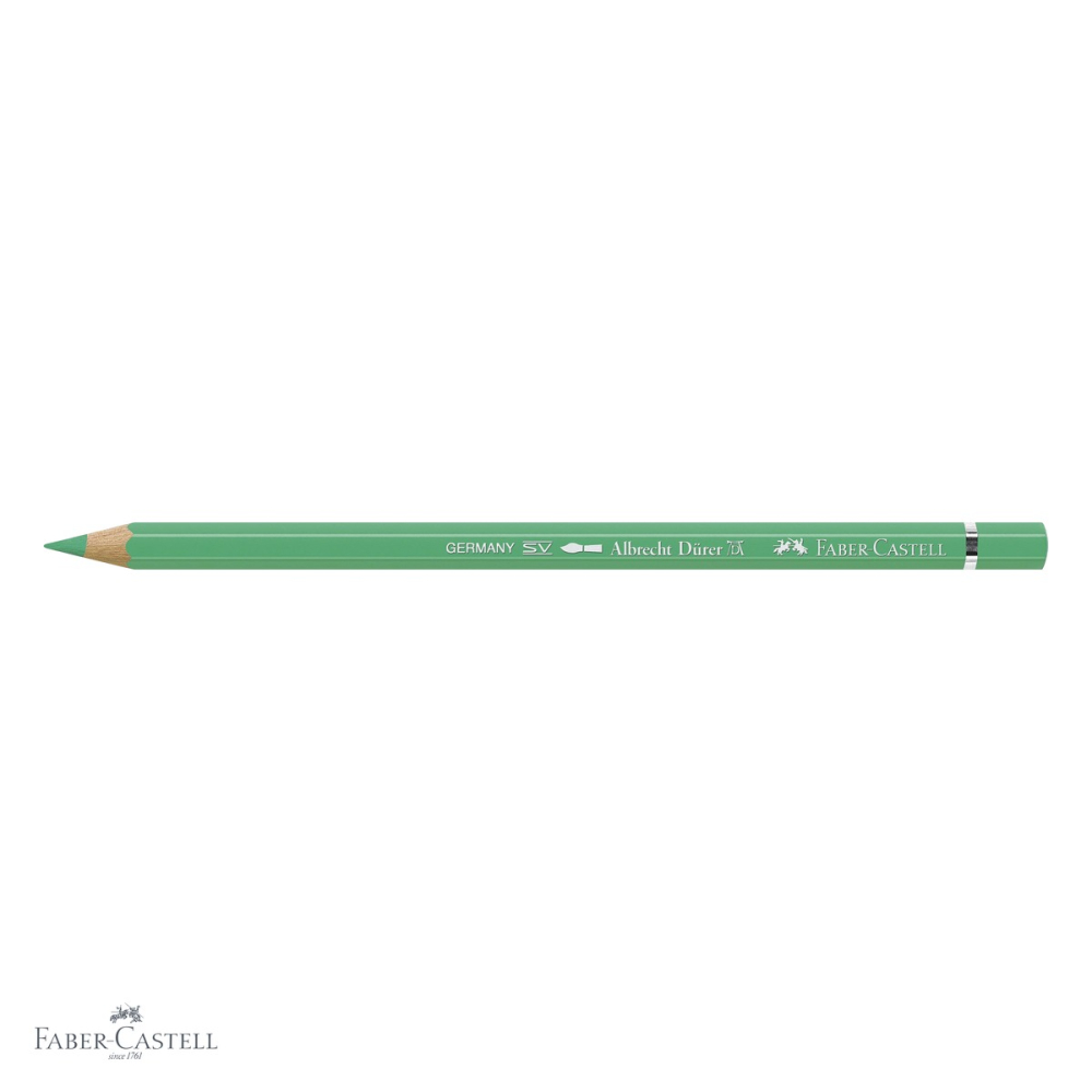 Creion colorat acuarela Faber-Castell Albrecht Durer verde deschis 162, mina 3.8mm, pentru artisti [4]