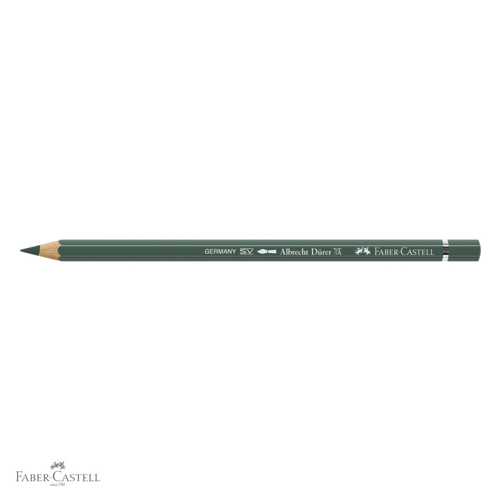 Creion colorat acuarela Faber-Castell Albrecht Durer, verde ienupar 165, pentru artisti profesionisti [4]
