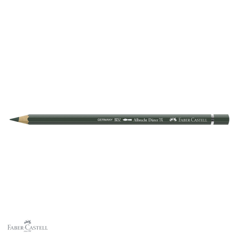 Creion colorat acuarela Faber-Castell Albrecht Durer verde oxid de crom inchis 278, pentru artisti [4]