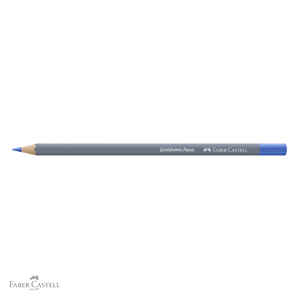 Creion colorat acuarela Faber-Castell Goldfaber 120 albastru ultramarin, mina 3.3mm [4]