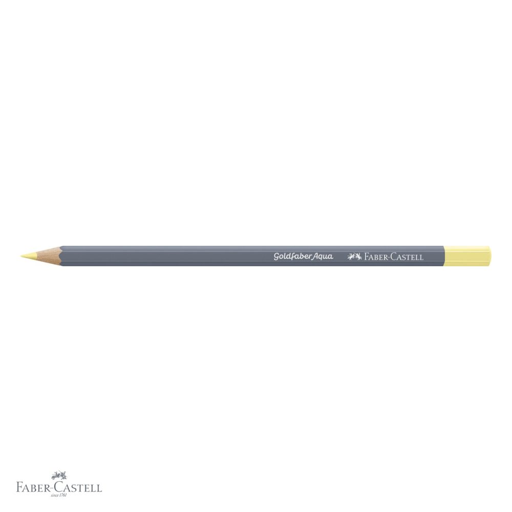 Creion colorat acuarela Faber-Castell Goldfaber galben crom pastel 406 pentru tehnici mixte [4]