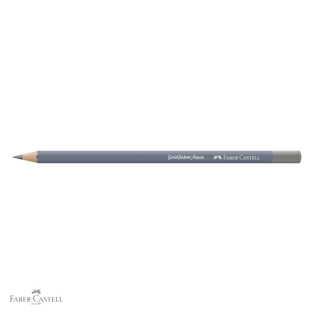 Creion colorat acuarela Faber-Castell Goldfaber, gri cald IV 273, mina 3.3mm, solubil in apa [4]