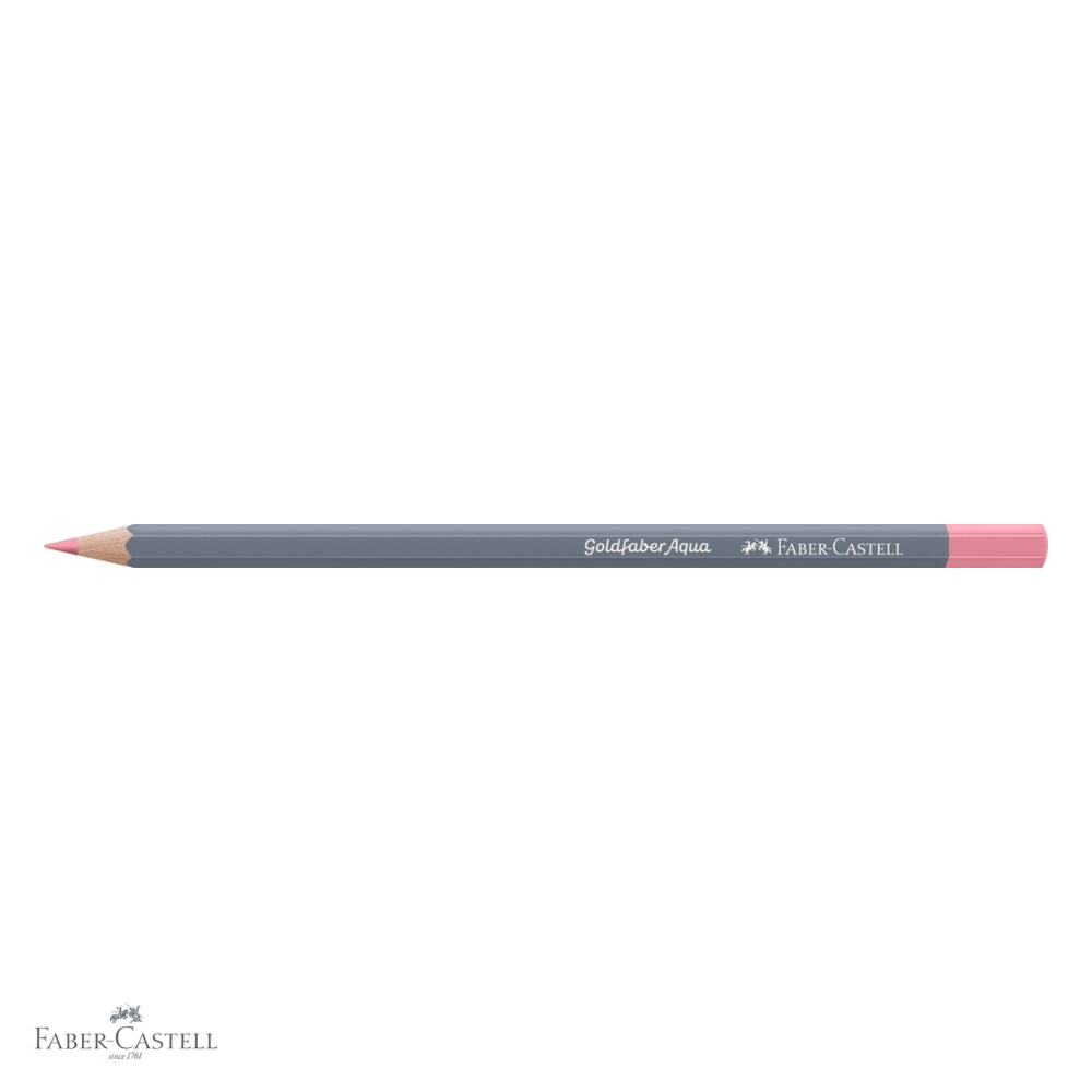 Creion colorat acuarela Faber-Castell Goldfaber, nuanta flesh inchis 130, mina 3.3mm, pentru tehnici mixte [4]