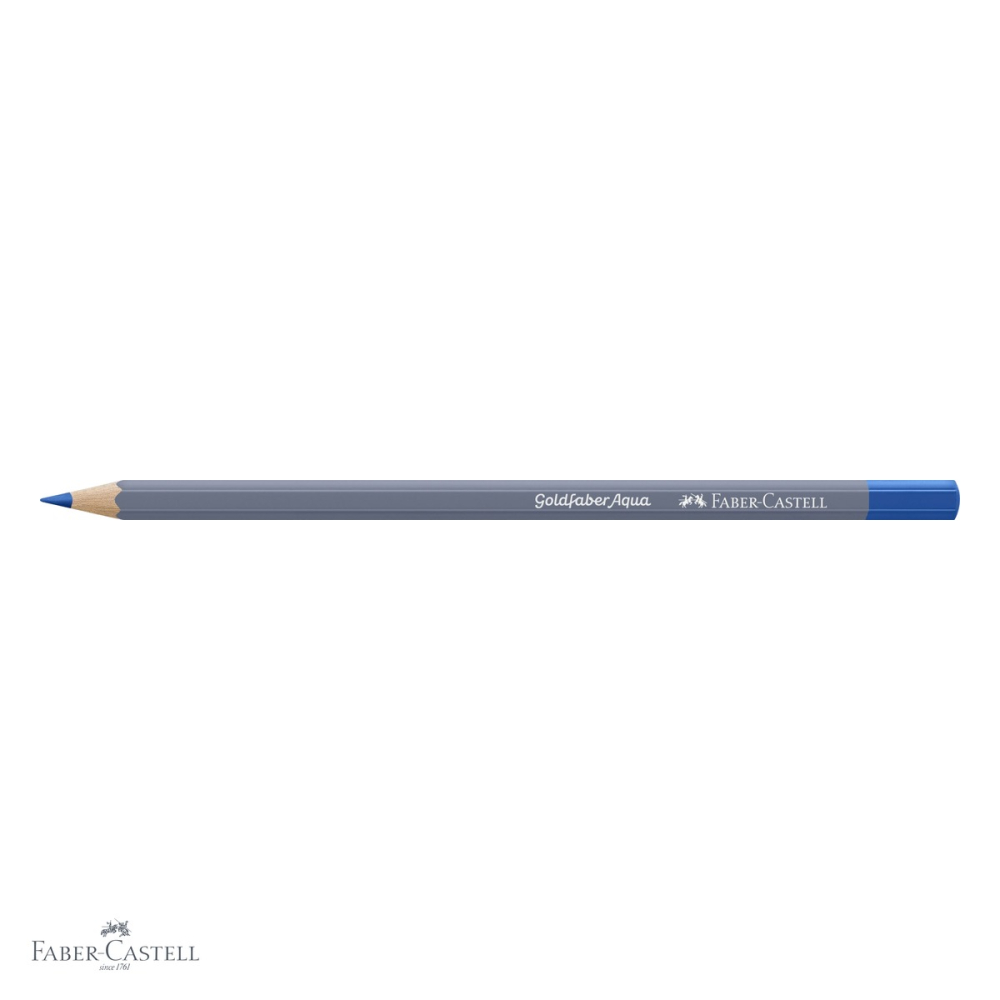 Creion colorat acuarela Faber-Castell Goldfaber, nuanta turcoaz albastrui 149, mina 3.3mm [4]