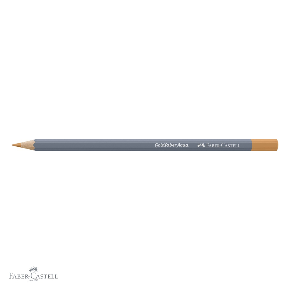 Creion colorat acuarela Faber-Castell Goldfaber, ocru ars 187, mina 3.3mm, solubil in apa [4]
