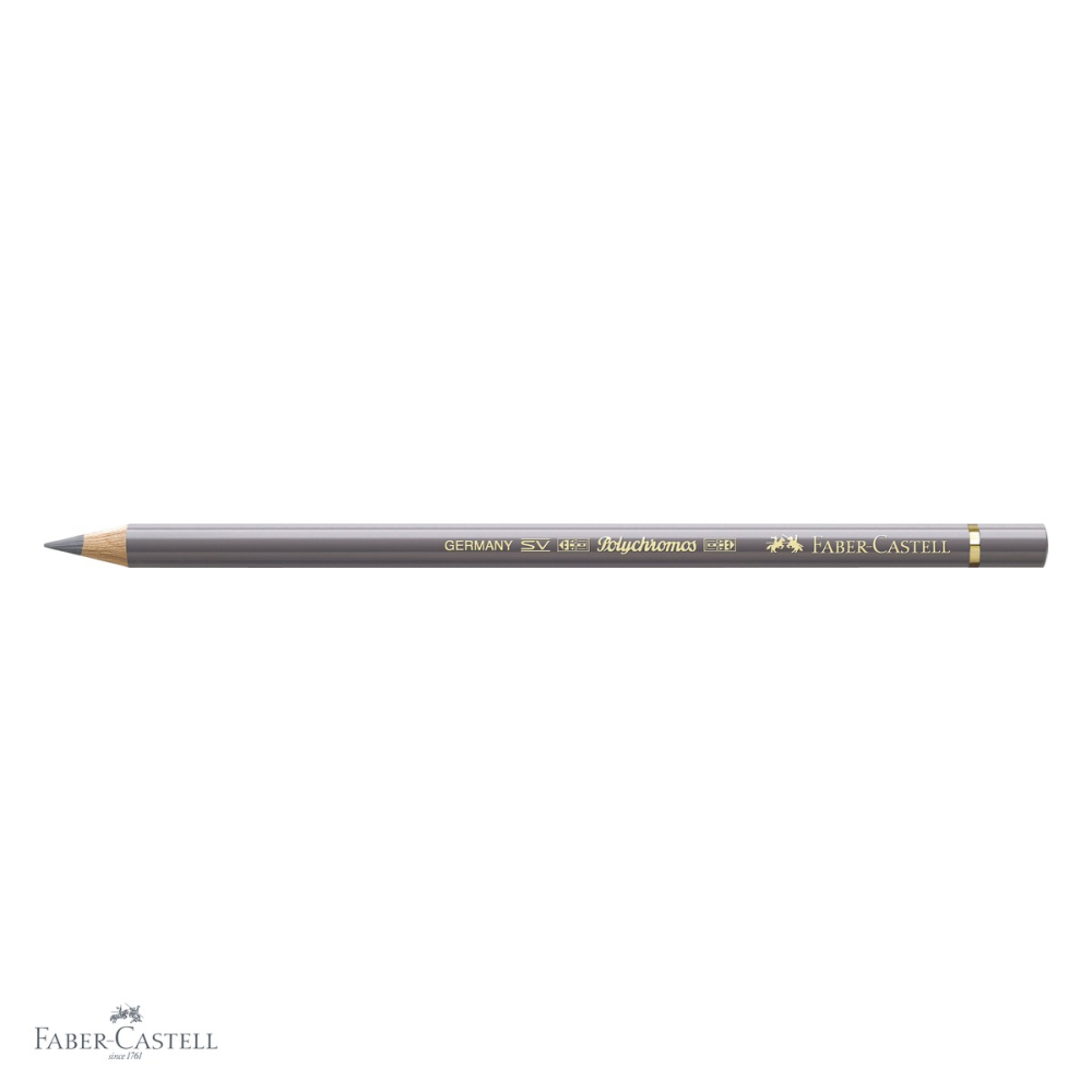 Creion colorat Faber-Castell Polychromos, gri cald IV, mina moale pe baza de ceara, pentru artisti [4]