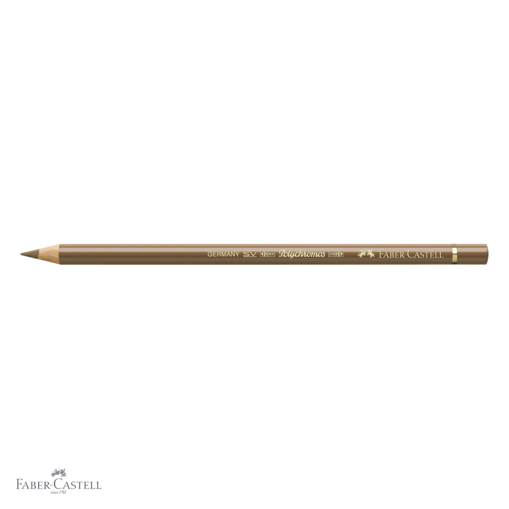 Creion colorat Faber-Castell Polychromos maro umbra, mina 3.8 mm, rezistent la apa, pentru desen si ilustratie [4]