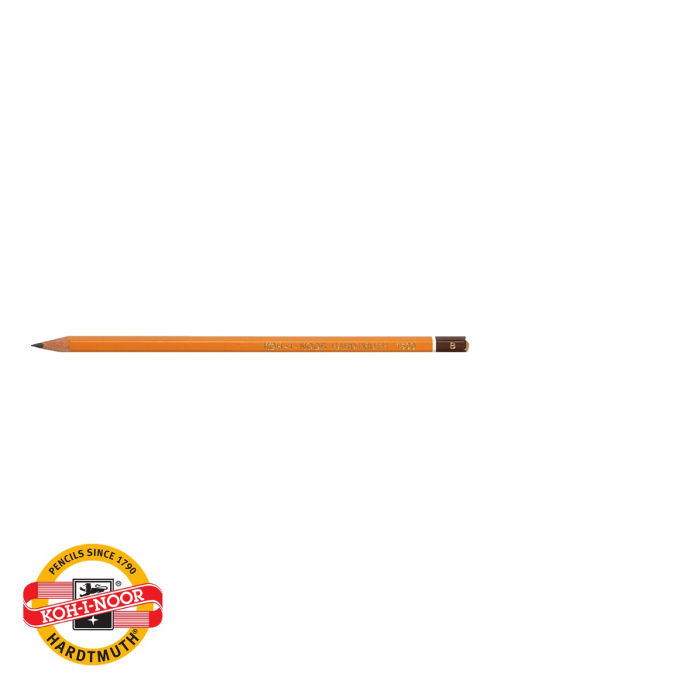 Creion desen grafit Koh-I-Noor, duritate B, forma hexagonala, pentru artisti si tehnicieni [3]