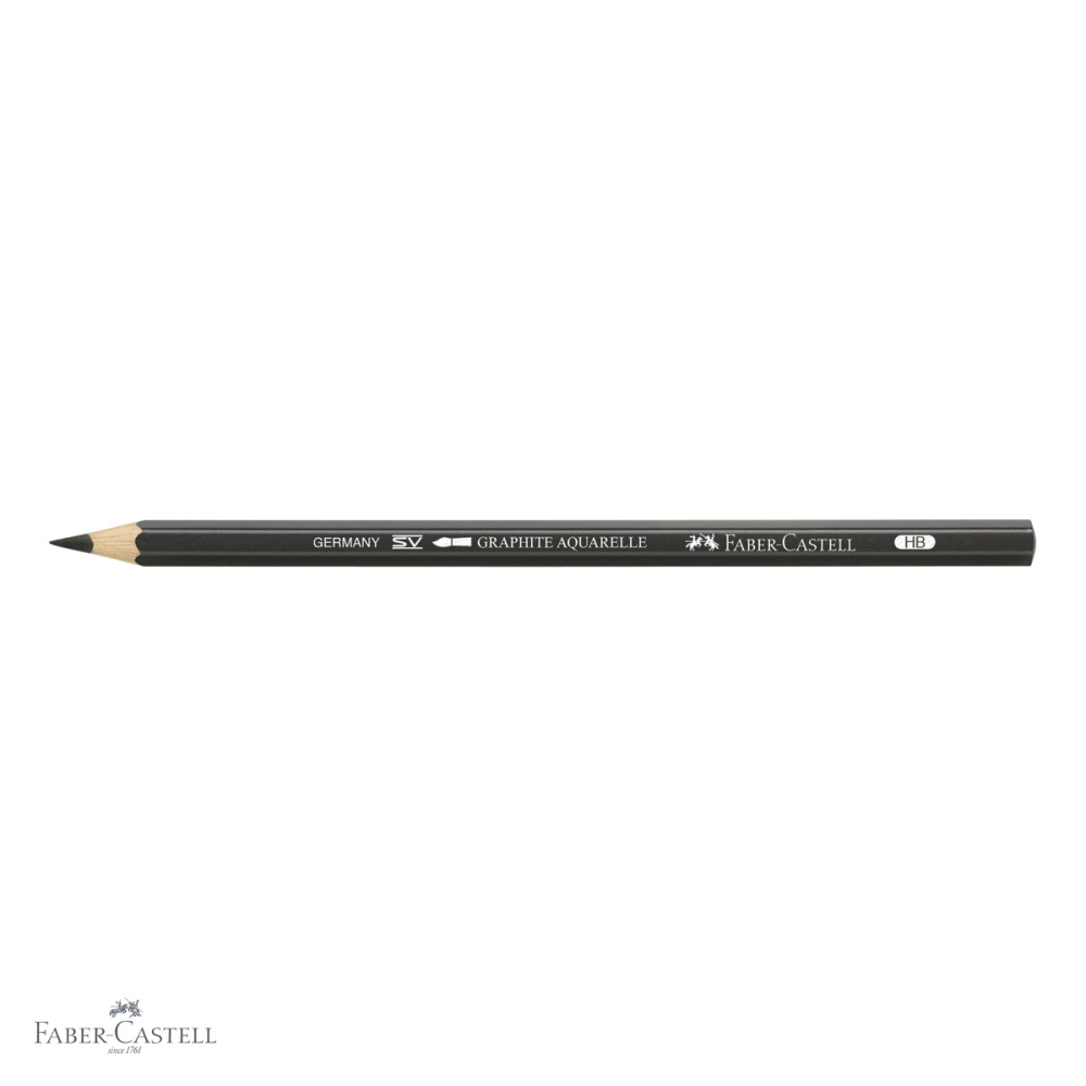 Creion grafit acuarela Faber-Castell Graphite Aquarelle HB, mina solubila in apa, pentru artisti [4]