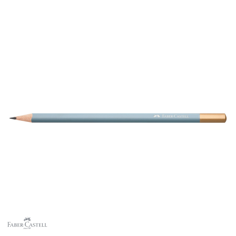 Creion grafit B Faber-Castell Urban Sky Blue, forma triunghiulara ergonomica, pentru scris si desen [4]