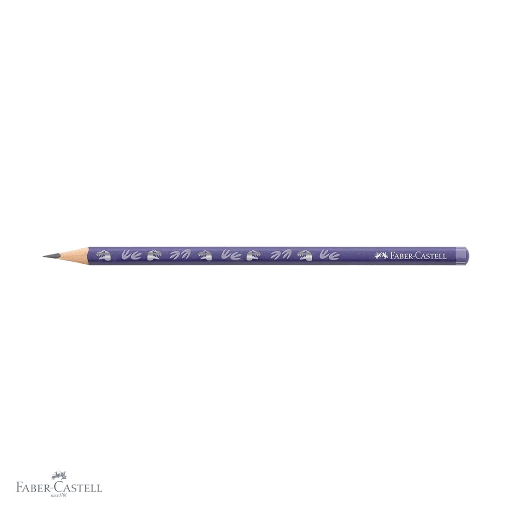 Creion grafit Faber-Castell Dinozauri HB, forma ergonomica triunghiulara, fara guma, pentru copii [4]