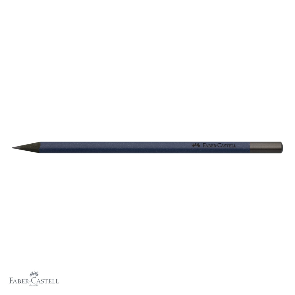Creion grafit Faber-Castell Urban, lemn negru albastru navy, forma triunghiulara ergonomica, pentru scoala si birou [4]