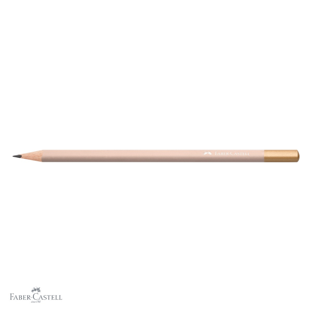 Creion grafit Faber-Castell Urban Rose Pal, forma triunghiulara ergonomica, pentru scris si desen [4]