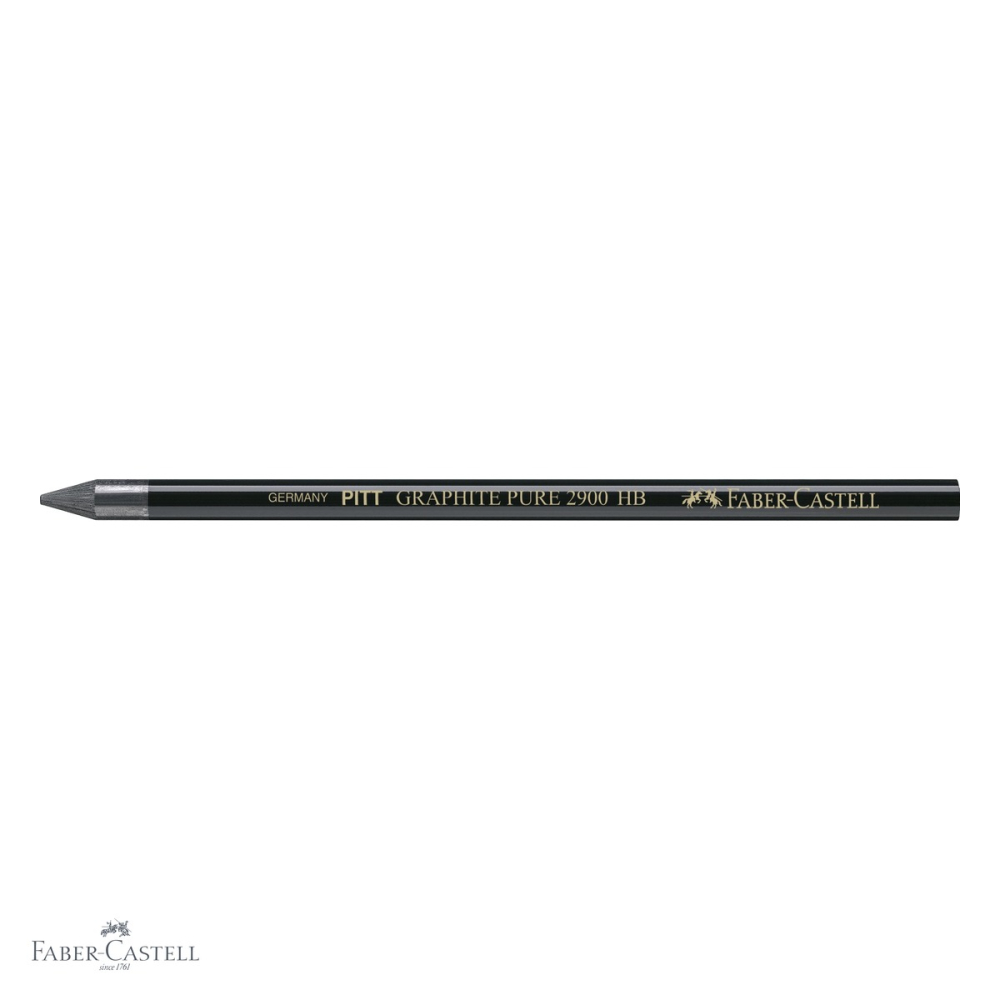 Creion grafit fara lemn Faber-Castell Pitt Monochrome HB, pentru nuante expresive si acoperire suprafete mari [4]