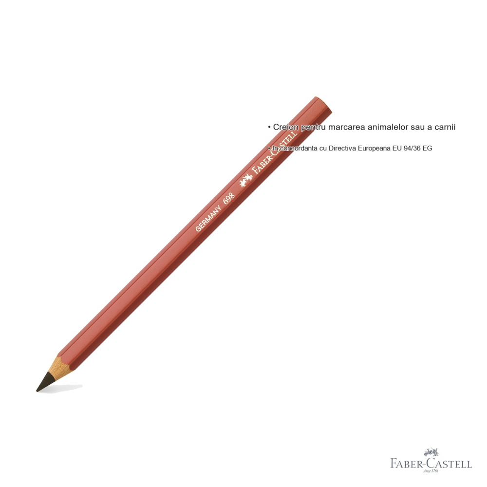 Creion marcare carne si animale Faber-Castell, vopsea pe baza de apa, conform directiva EU 94/36 EG [3]