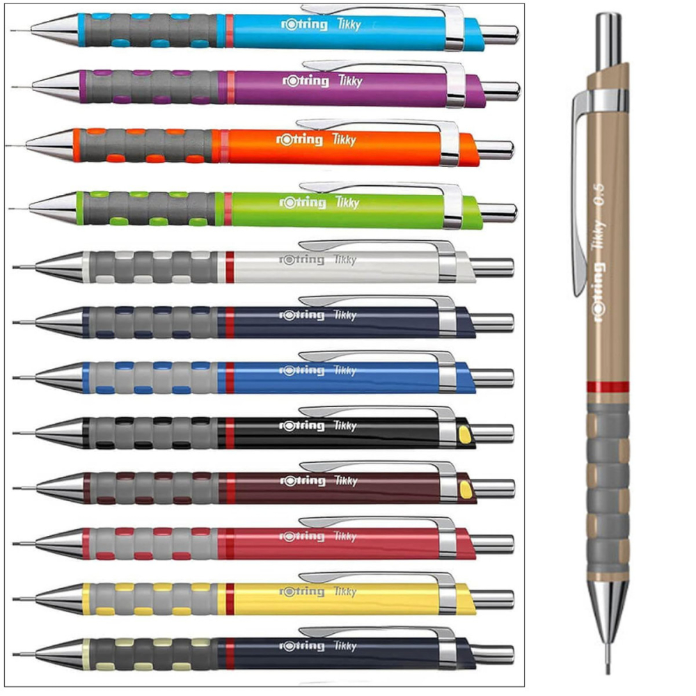 Creion Mecanic 0.5mm cu Design Ergonomic pentru Scris si Desen, cu Finisaj Maro Clasic si Elegant [5]