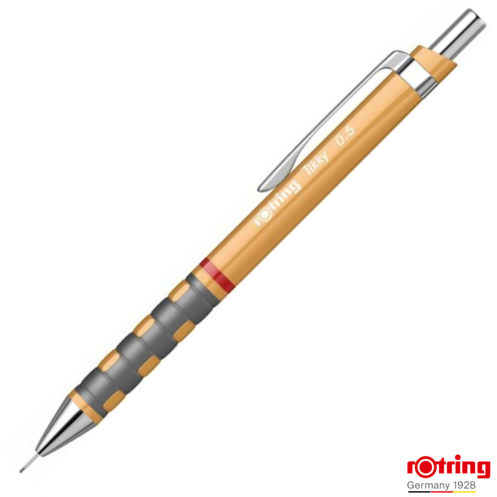 Creion Mecanic 0.5mm cu Design Ergonomic pentru Scris si Desen, cu Finisaj Portocaliu [1]