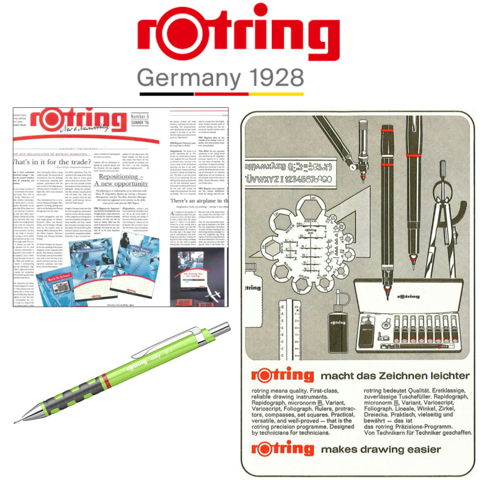 Creion Mecanic 0.7mm cu Design Modern si Grip Ergonomic pentru Scris, Echilibru si Medii Naturale, Rotring Tikky 3 Verde Deschis [5]