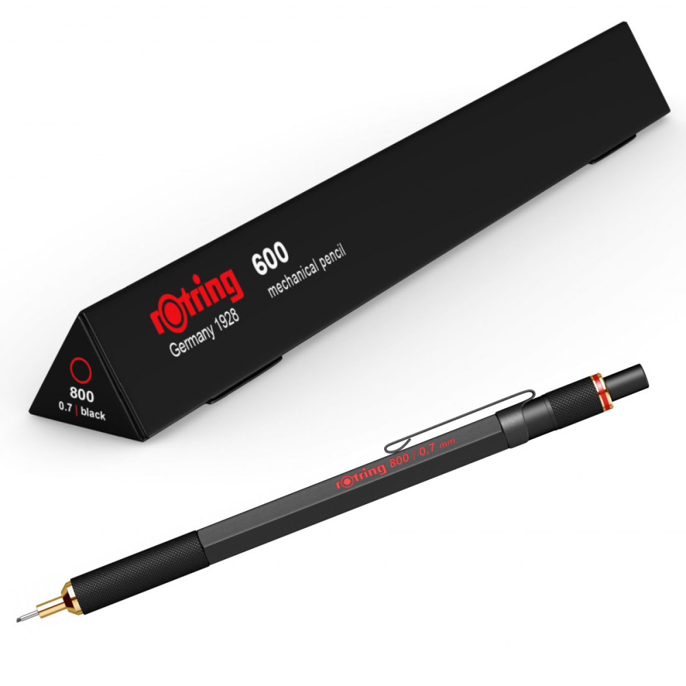 Creion Mecanic 0.7mm cu Mecanism Twist-Click pentru Desen Tehnic si Scris, cu Accesorii Placate cu Aur 23K [4]