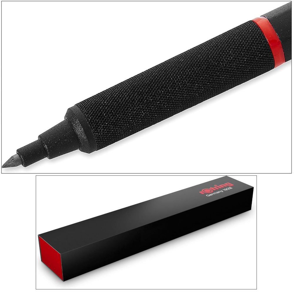 Creion Mecanic 2.0mm cu Sistem de Setare a Tariei pentru Desen Artistic si Schite, cu Grip Randalinat si Corp din Alama [4]