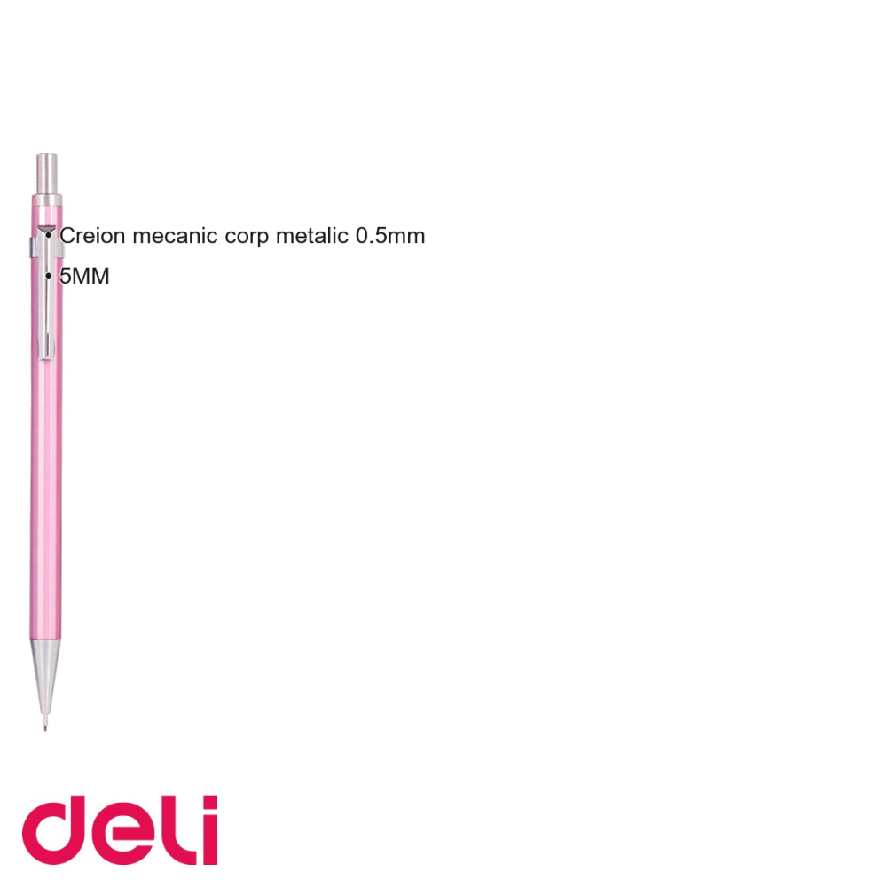 Creion mecanic Deli corp metalic, mina 0.5mm, pentru scriere si desen tehnic de precizie [3]