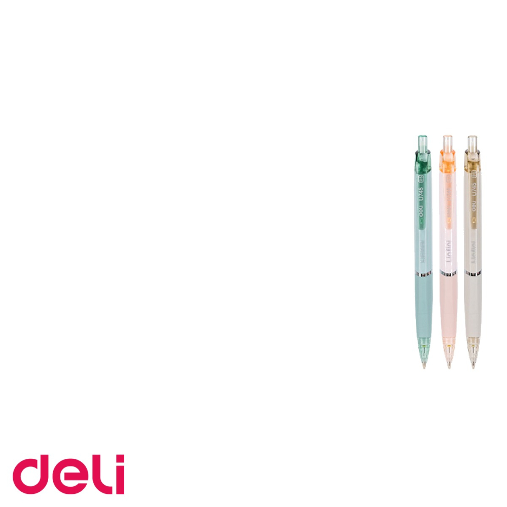 Creion mecanic Deli Linfini 0.5 mm, grip ergonomic soft, culori macarons, pentru scris si desen tehnic [5]