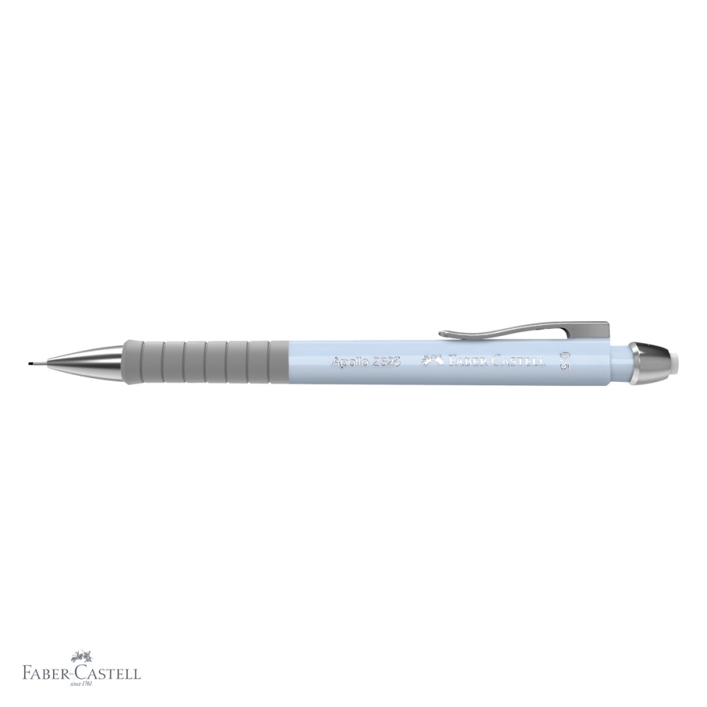 Creion mecanic Faber-Castell Sky Blue 2024, mina 0.5mm, grip ergonomic triunghiular [4]