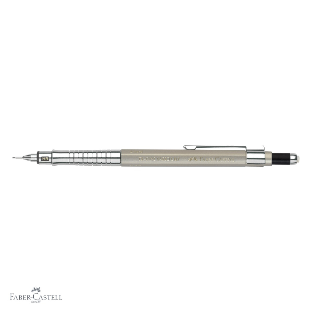 Creion mecanic Faber-Castell TK-Fine Vario L 0.7mm auriu sampanie, pentru scris si desen tehnic [4]