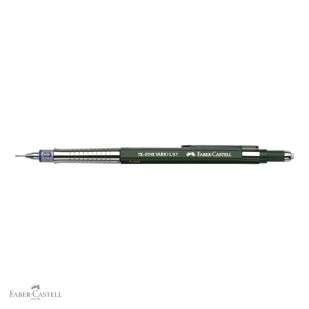 Creion mecanic Faber-Castell TK-Fine Vario L 0.7mm cu mecanism duritate ajustabila, pentru scris si desen tehnic [4]