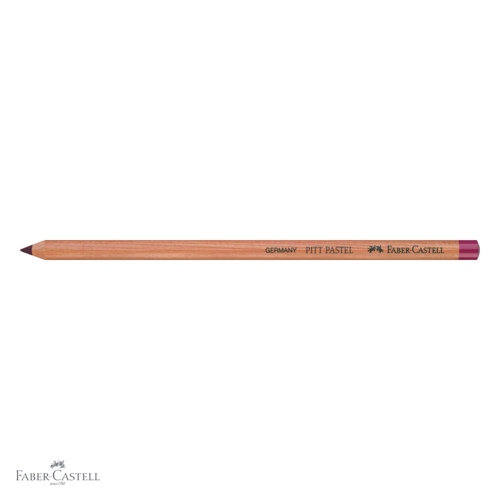 Creion pastel pe baza de ulei Faber-Castell Pitt, rosu-violet, pentru detalii fine si contururi [4]