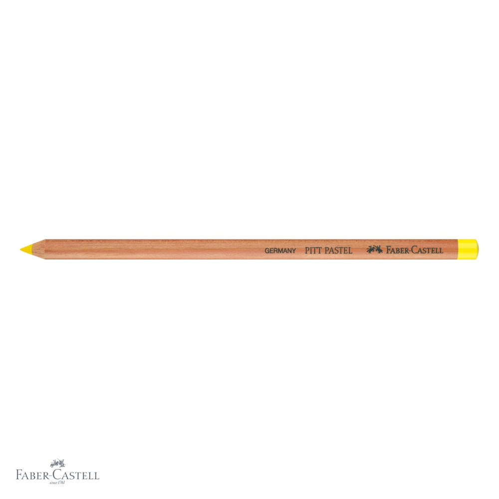 Creion pastel Pitt Faber-Castell, galben crom inchis, pe baza de ulei, pentru detalii fine si contururi [4]