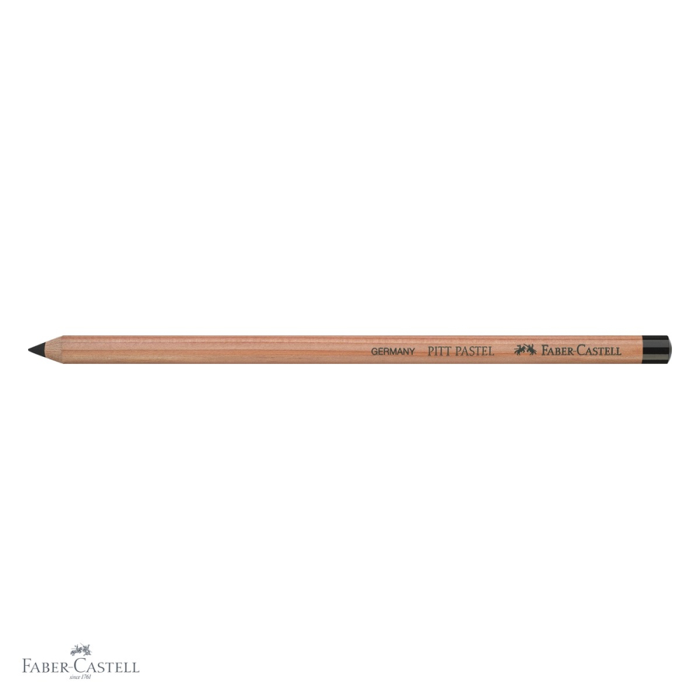Creion pastel Pitt Faber-Castell negru, mina groasa 4.3 mm, pentru detalii fine si linii profesionale [4]