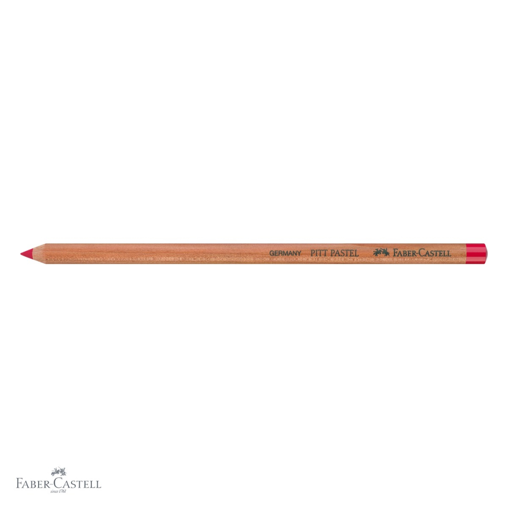 Creion pastel Pitt Faber-Castell, roz carmin, pe baza de ulei, pentru contururi si detalii fine [4]