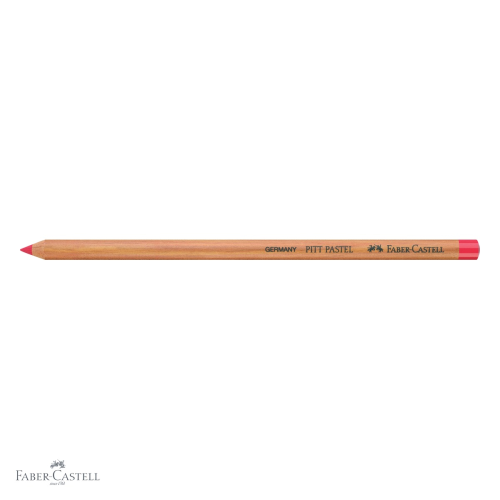 Creion pastel Pitt Faber-Castell, roz carmin, pe baza de ulei, pentru detalii fine si contururi [4]